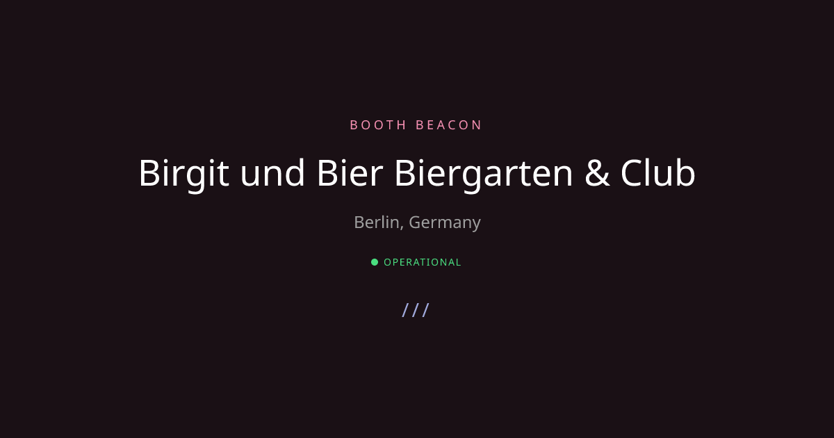 Berlin Analog Photo Booth - Birgit und Bier B... | Booth Beacon