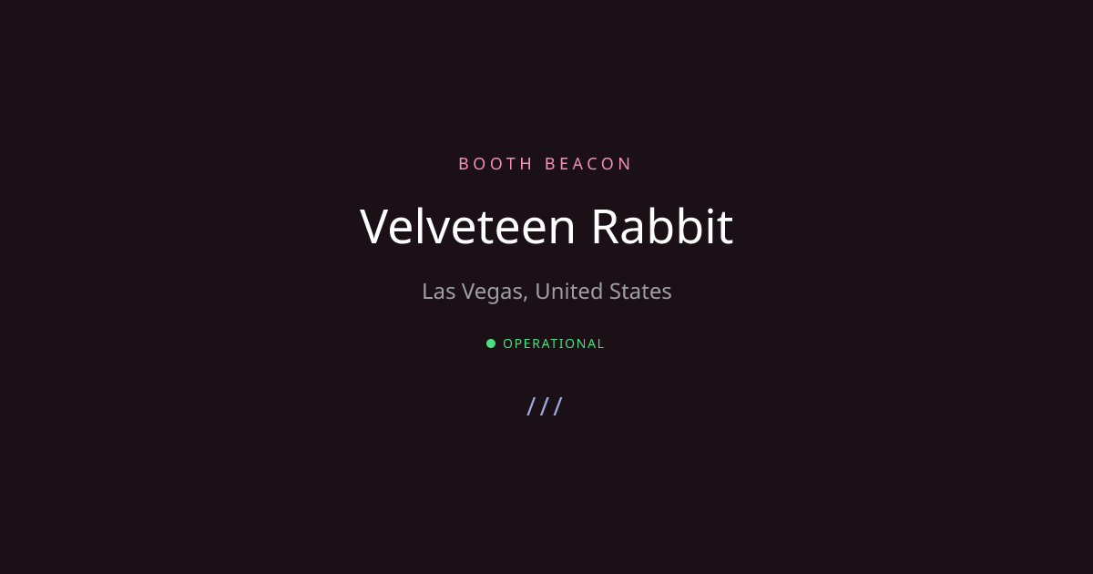 Las Vegas Photo booth - Velveteen Rabbit | Booth Beacon
